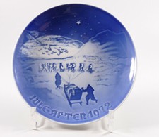 Bing & Gr&ouml;ndahl Copenhagen Weihnachtsteller Christmas Plate 1972