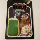 Vintage Star Wars ROTJ 65A Chief Chirpa Action Figure Cardback