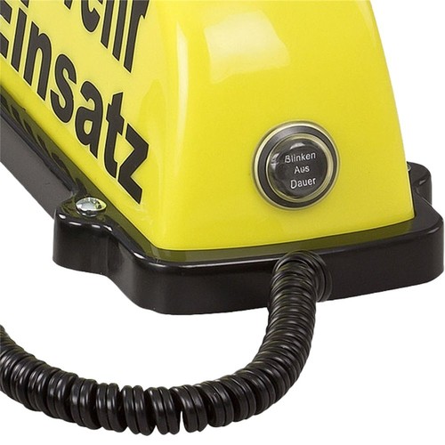 Dachaufsetzer "Feuerwehr im Einsatz" mit Blink-/Dauerlicht (12V) - Bild 2 von 2