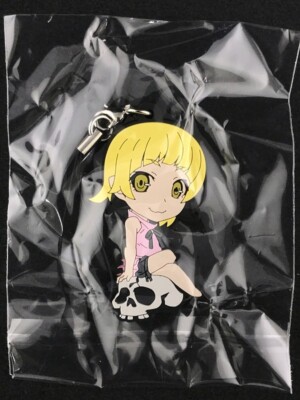 Monogatari Series Rubber Strap Key Chain Aniplex Kiss-shot 10 years old ver. New