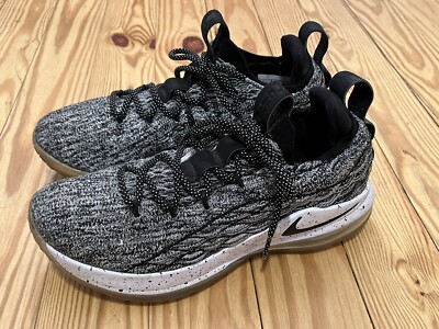15 Low Lebron 15 Grey And Green Men's Nike Lebron James 15 XV Low