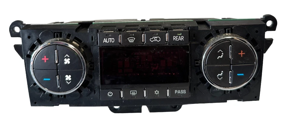 Interruptor de controle climático temperatura aquecedor CA Buick Enclave Acadia fabricante de equipamento original 2007-2012 - Imagem 2 de 3