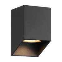 Nordlux Wandleuchte Nico Square IP54 Aussenwandleuchte GU10 Schwarz Wall Light