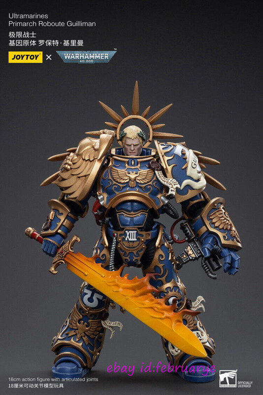 Joytoy 1/18 Ultramarines Primarch Roboute Guilliman Action Figures