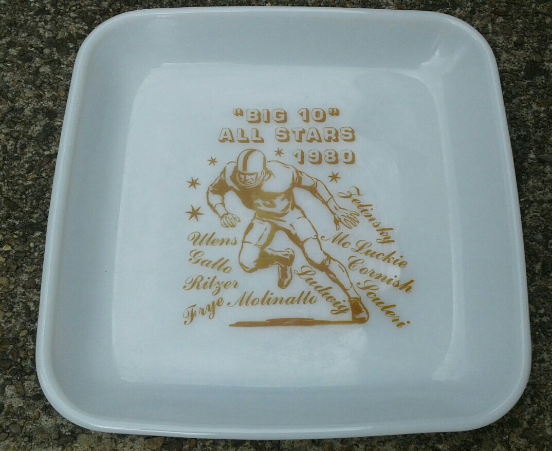 Corning Dietary Products 96504-10 Airplane Plate BIG 10 ALL STARS