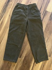 Vintage LL Bean Green Corduroy Pants Size 10