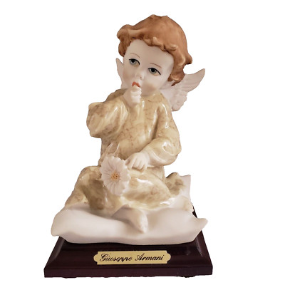 Giuseppe Armani Porcelain Angel Collectible Signed Dated 1991 Florence Italy