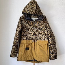 L1 Nitro Snowboard Jacket Prowler Anorak Womens Sz S Tobacco/cheetah