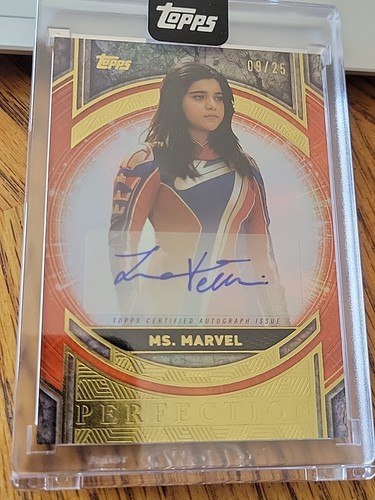 2025 Topps Marvel The Collector Perfection auto Ms. Marvel Iman Vellani /25