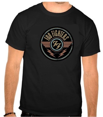 FF Foo Fighters Rock Music Logo schwarz T-Shirt -1283