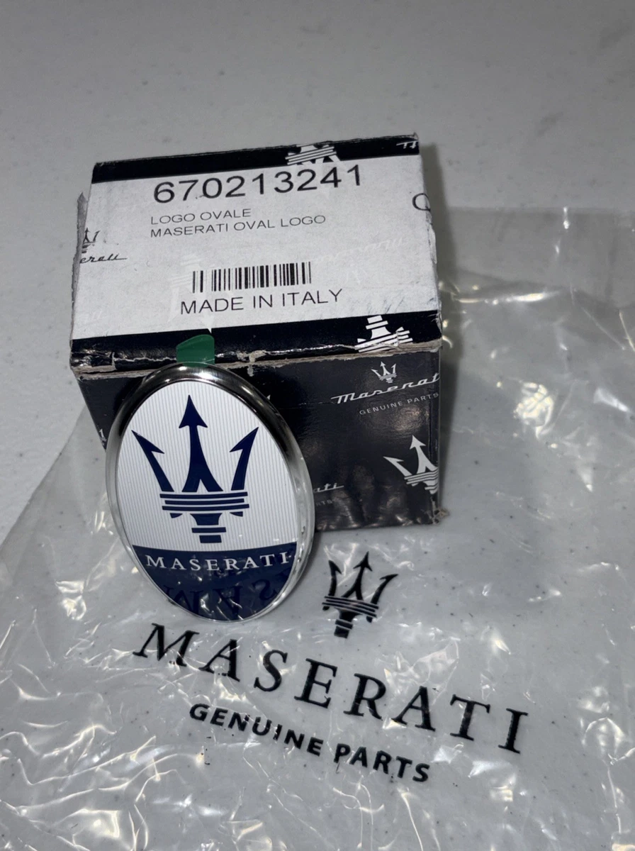 Genuine Maserati GranTurismo Levante MC20 Front Bumper OEM Logo Badge 670213241 photo 2