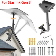 Starlink Gen 3 Mount 180 Adjustable Wall Roof Mounting Kit for V3 Standard Dish