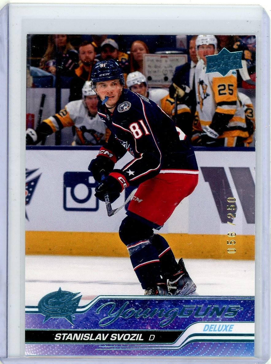 2023-24 Upper Deck Young Guns Deluxe #461 Stanislav Svozil RC /250