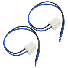 2 Pcs Universal Electric Cooling Fan Pigtail Plug, Automotive 2 Terminal Replace