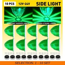 10-100pcs Green Led Watermelon Side Marker Truck Trailer Turn Signal Tail Light 10-100pcs Green Led Watermelon Side Marker Truck Trailer Turn Signal Tail Light