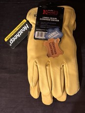 Kinco Men's Full Grain Cowhide Thermal Insulated Winter Work Glove 98RL - Medium