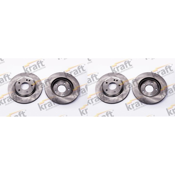 2X Kraft Bremsscheiben 276Mm BelÜFtet Vorne Passend FüR Mercedes A-KLASSE | 6041-image