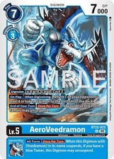 BT22-023 AeroVeedramon Cyber Eden Digimon Card Game x1