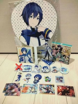 KAITO Project Sekai Vocaloid Acrylic Stands Badges Cards Bundle