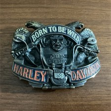 Harley-Davidson Born To Be Wild Eagle Motorcycle Belt Buckle