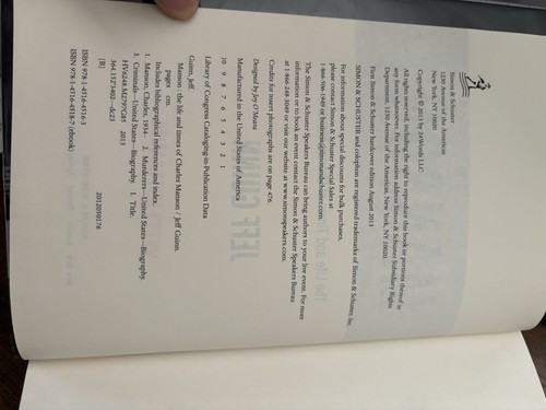Manson the Life and Times of Charles Manson Jeff Guinn Hardcover 2013 - Picture 8 of 12