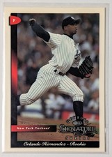 1998 Donruss Signature Series Orlando Hernandez Rookie New York Yankees #102
