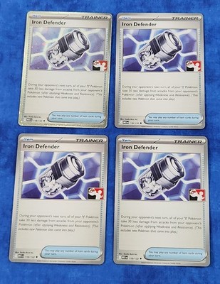 Iron Defender 118/132 Play! Pokemon Prize Pack Series 8 Stamped Foil Cosmo Holo