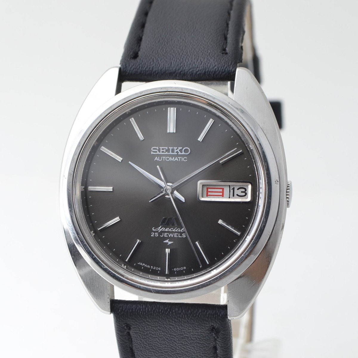 SEIKO LORD MATIC Special 5206-6030 Black Sunburst / OH, Serviced
