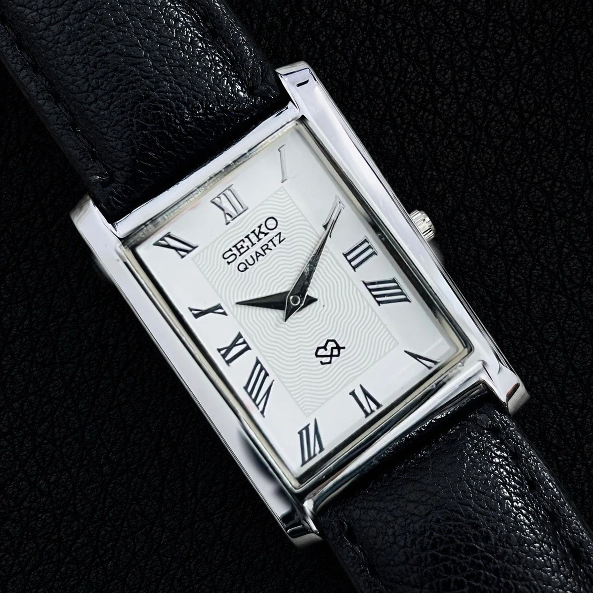 Seiko Rectangle Wristwatches with 12-Hour Dial for sale | eBay