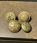 Civil War Era Mixed Military Button Lot Of 4