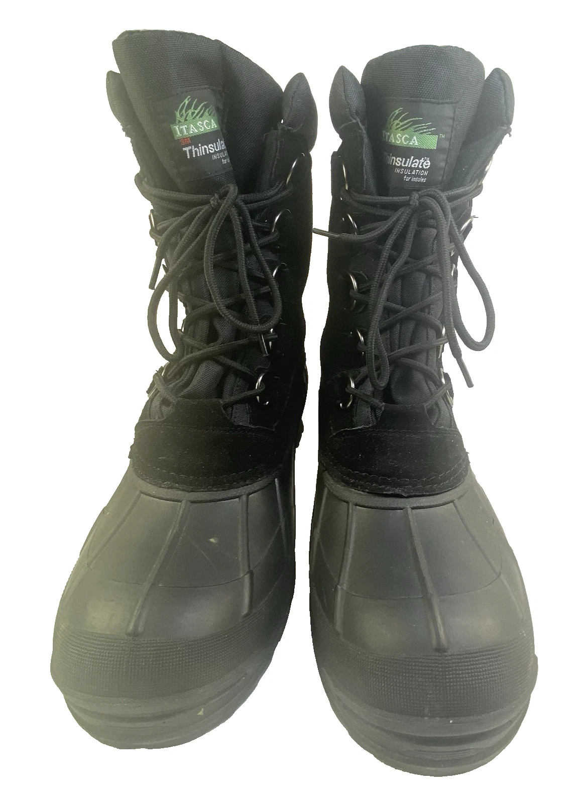 Itasca Winter Boots Men's size 13 Cedar Waterproof Black 658100
