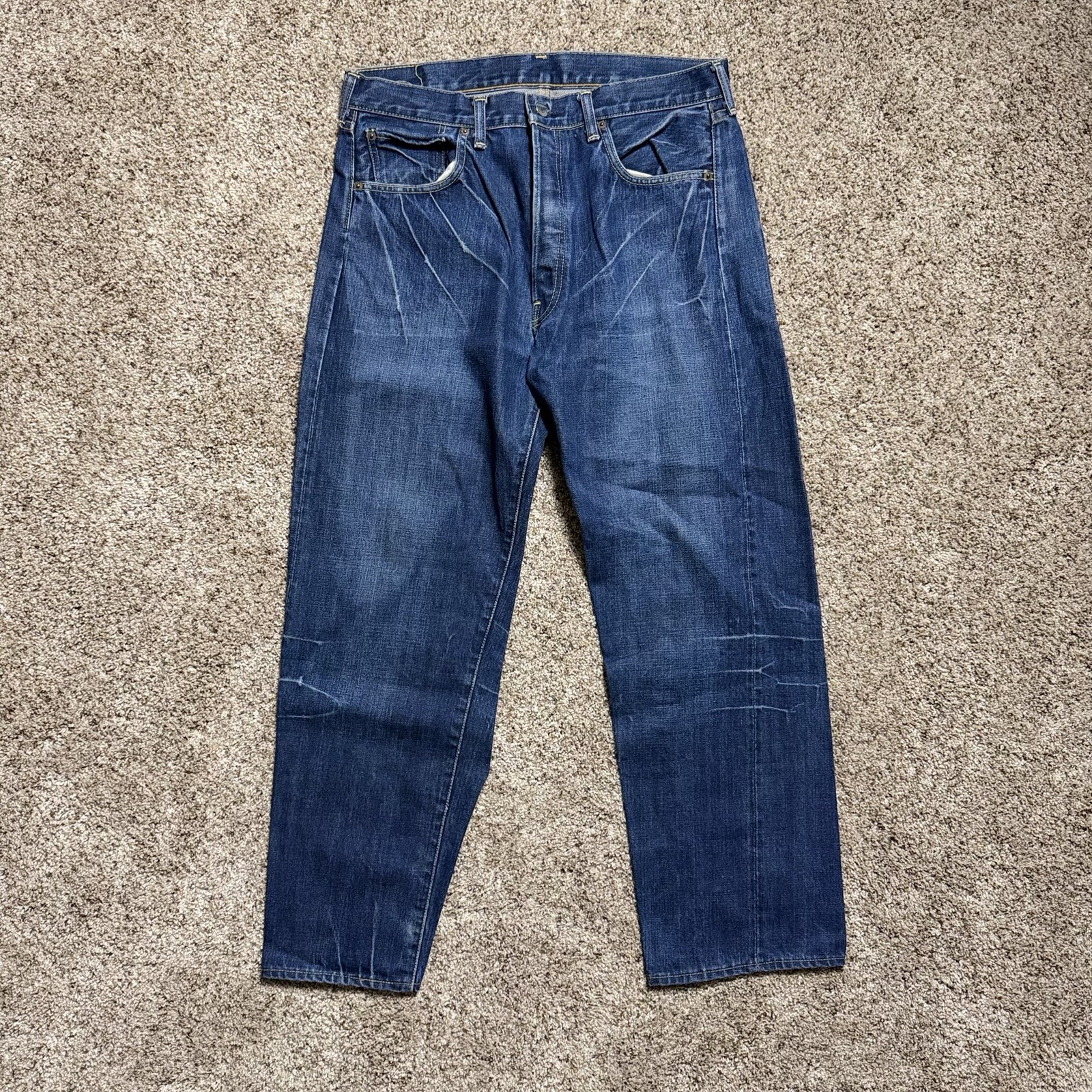 Levi’s 66501 Made in Japan Vintage Repro 501 Denim Hidden Rivets V Stitch