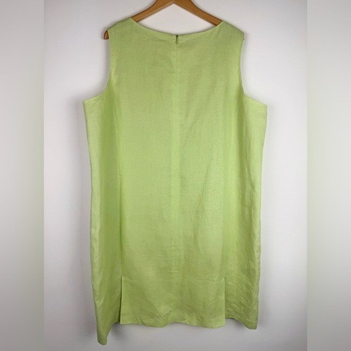 Talbots Light Green Irish Linen Dress - Picture 9 of 9