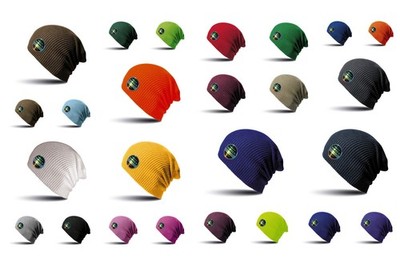 RESULT Beanie Leichte Mütze Kappe Länger geschnitten Weich RC031X NEU
