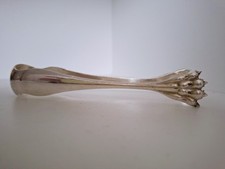 ANCIENNE PINCE A SUCRE/GLACONS PATTES DE LION ORFÈVRERIE ERCUIS