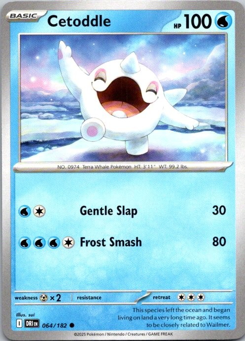Cetoddle Common SV10: Destined Rivals 064/182 NM