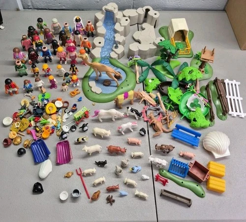 Vintage Playmobil Figures, Animals, Accessories Sets Lot