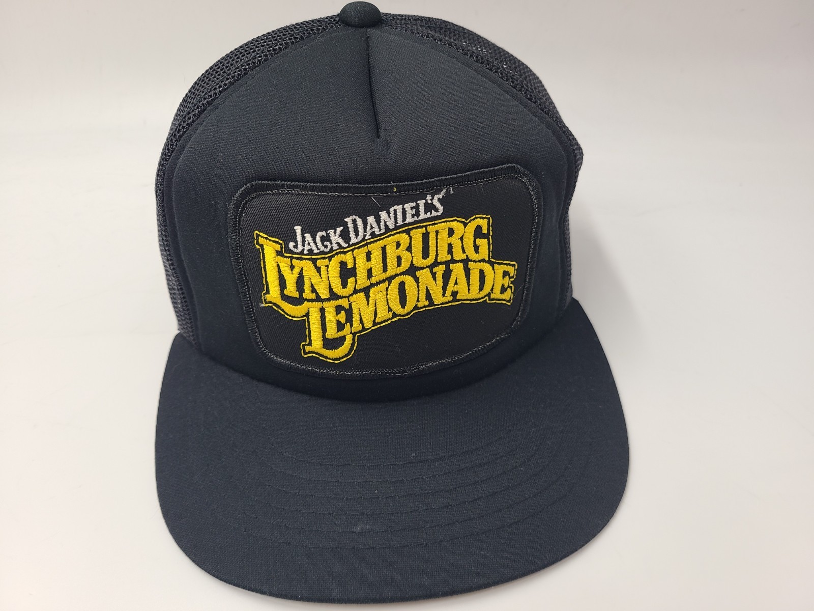 Jack Daniels Lynchburg Lemonade Patch Mesh Trucker Snapback Hat Cap Men Black