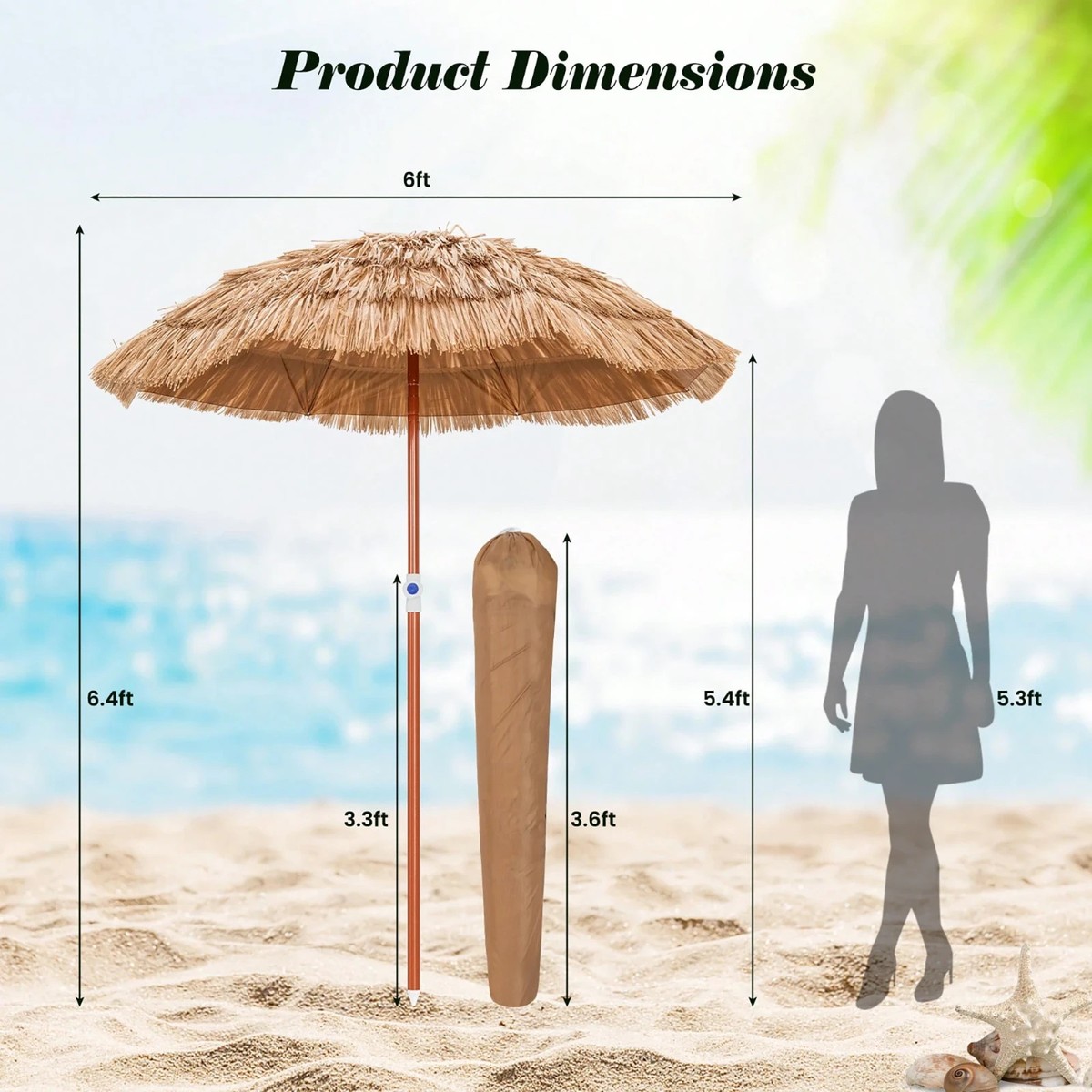 black and white striped umbrella patio 10' Round Sunbrella Black and White Cabana Stripe Outdoor Patio Umbrella with Black Metal Frame