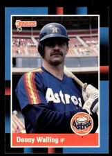 1988 Donruss #384 Denny Walling Houston Astros