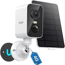 ieGeek 4G LTE Cellular Security Camera Wireless Outdoor, No WiFi Solar Powered C