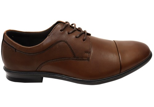 Brand New Hush Puppies Cain Mens Wide Fit Comfort Leather Lace Up Dress Shoes - Bild 2 von 17