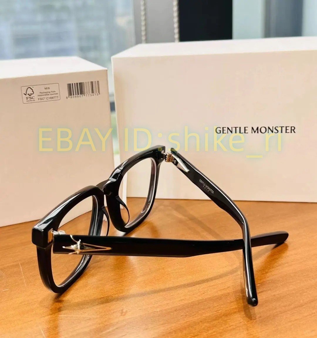 GentleMonster Sunglasses Bold - OJO 01 Black Frame Clear Lenses | eBay