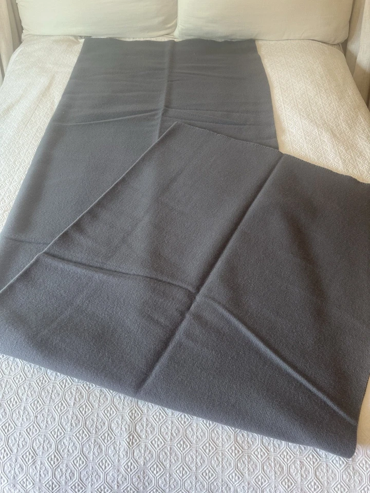 Pendleton Wool Blanket weight Fabric Remnant 2.5 Yds 62W X 94L Slate Gray - Image 4 of 4