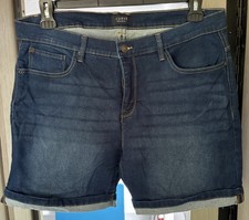Women's Dark Blue Denim Shorts Jeans