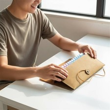 Vintage Keyboard Pouch Portable Computer Accessory for Office