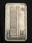 Vintage Degussa Dresdner Bank Treasury .999 Fine Silver 1oz Art Bar B14