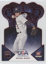 2015 Panini USA Baseball Crown Royale Red 46/50 Daniel Bakst #27 0af