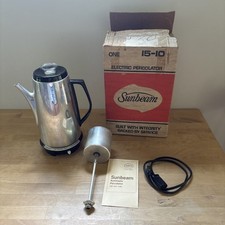 Vintage Sunbeam Model AP-CC Electric Coffee P...