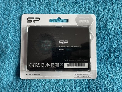 Silicon Power SSD 128GB 3D NAND A55 SLC 2,5 Zoll SATA III 7mm (versiegelt)